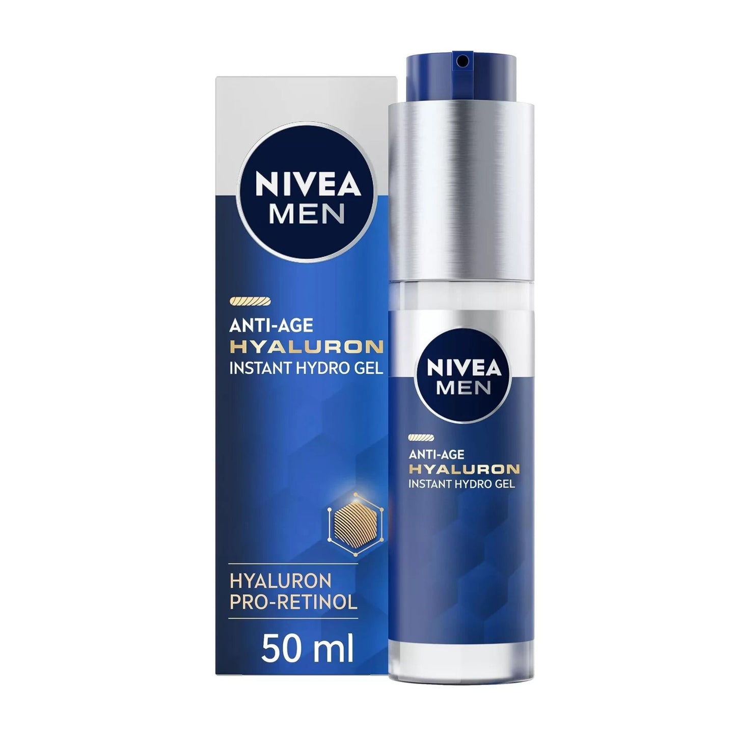 Nivea Men Face Gel Hylaron 50mL x3