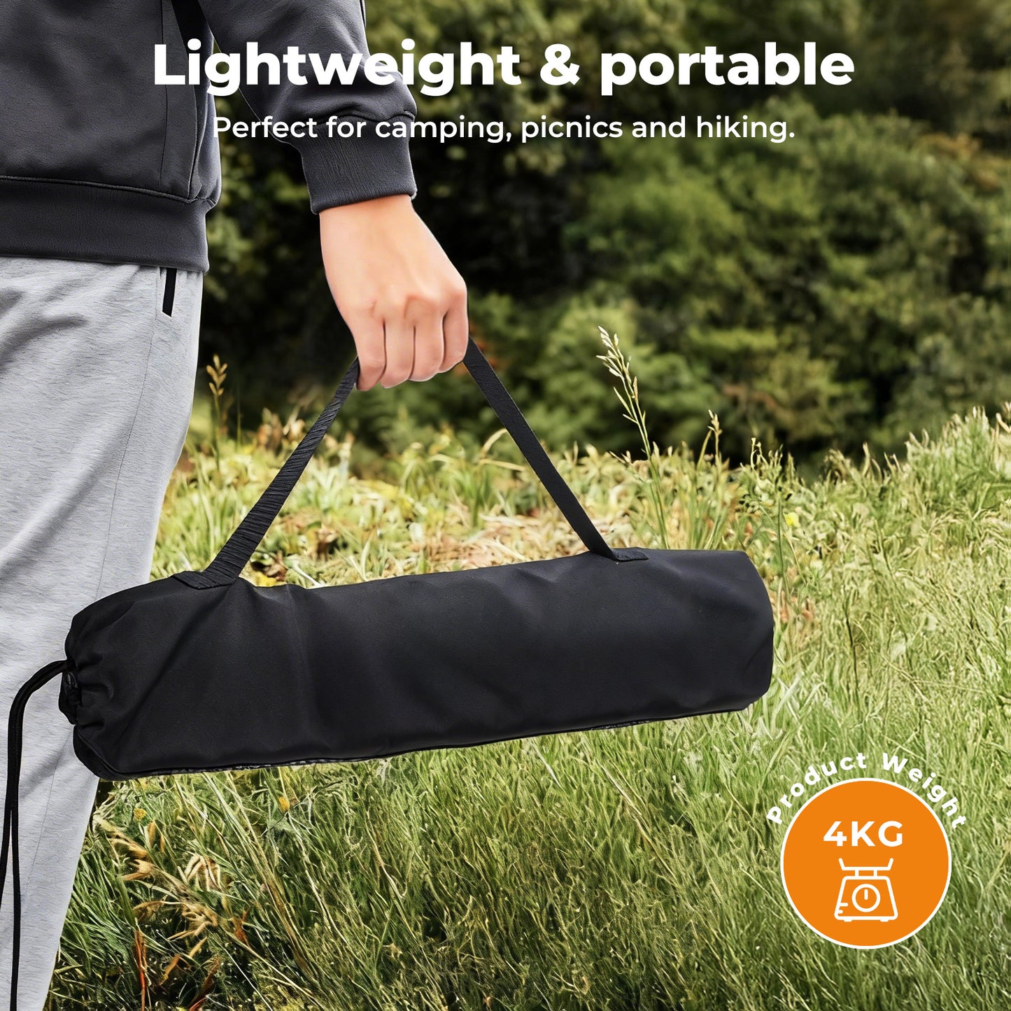 Levede Folding Camping Table with Carry Bag Portable Picnic Garden BBQ Fishing
