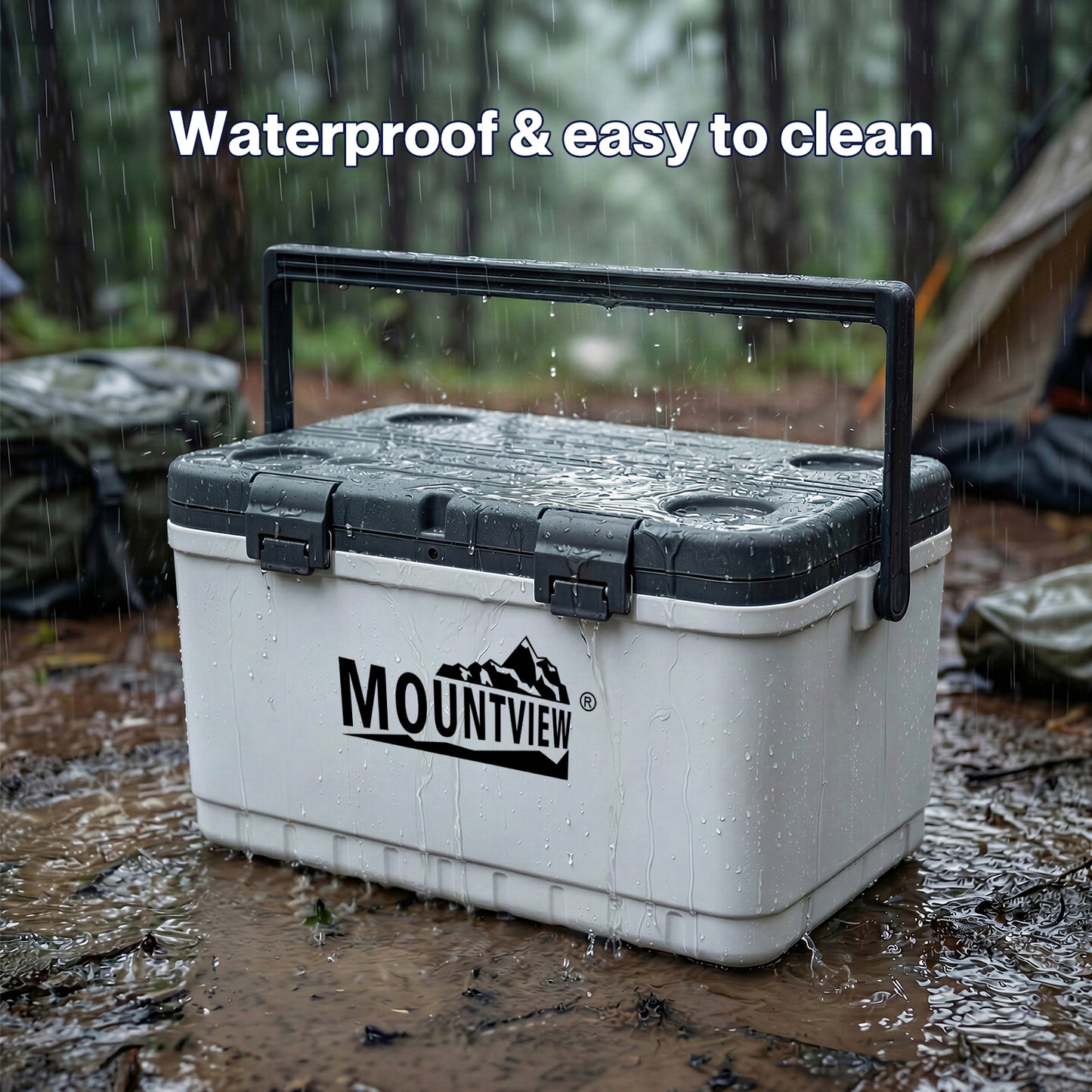 Mountview Cool Box 22L White Portable Large Cooler Ice Food Camping Beach Picnic