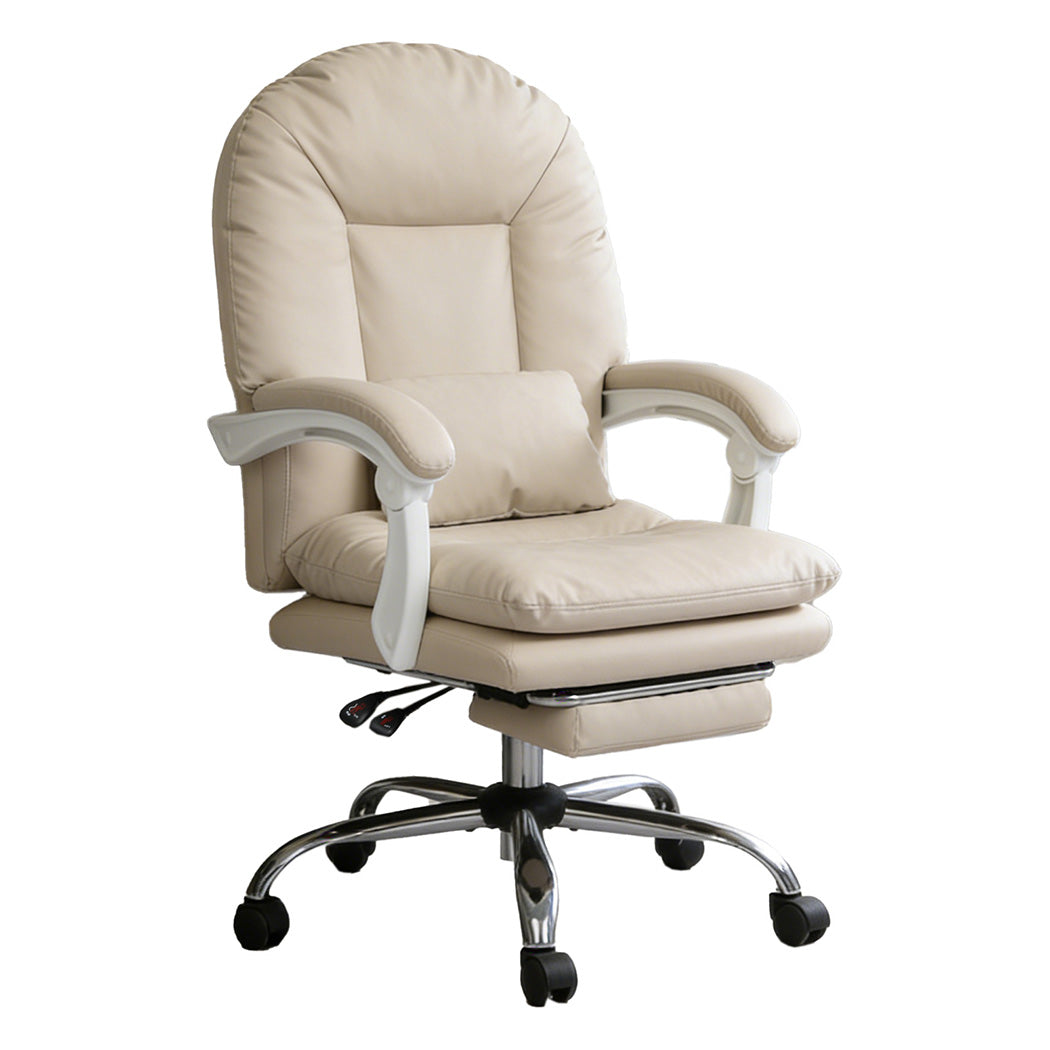 Levede Office Chair Ergonomic Executive Chair Heavy Duty 155°Reclining Leather