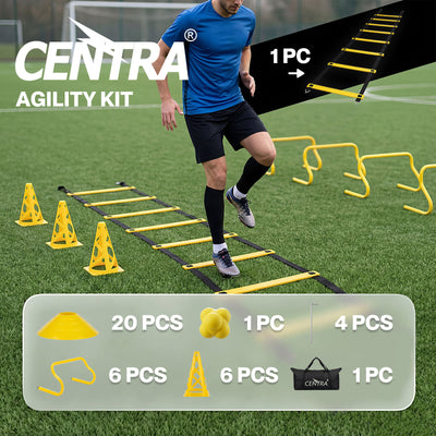 Centra  Football Training Equipment Pro Agility Speed Ladder Cones Hurdle Style