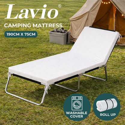 Lavio Camping Mattress Topper High Density Foam Car Floor Roll Bed Mat Portable