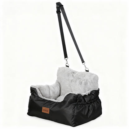 Skylos Small Dog Booster Car Seat Dog Washable Pet Travel Bed With Leash Storage