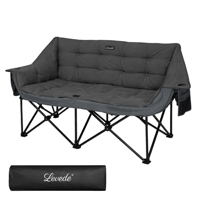 Levede Folding Camping Chairs Bed Oversized Portable Outdoor Furniture Hiking