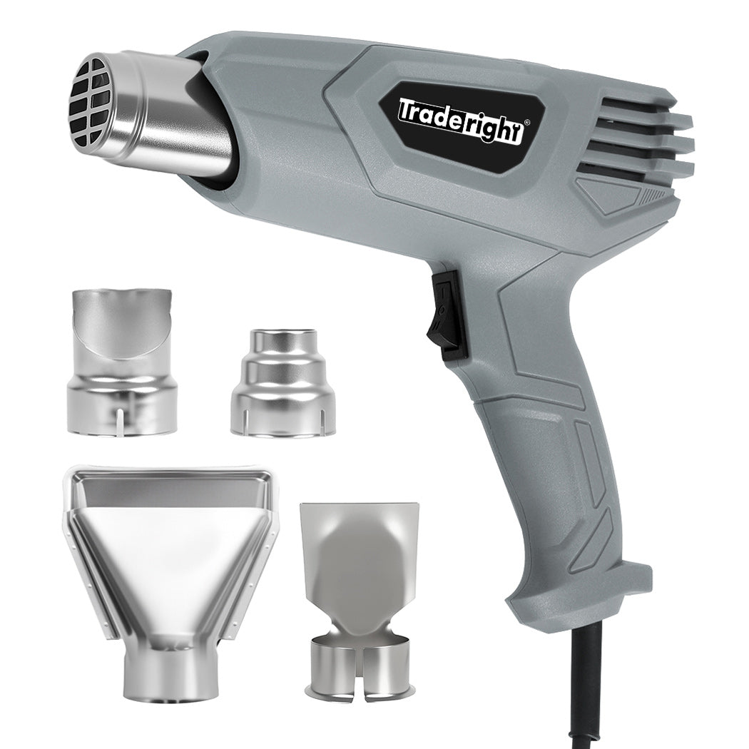 Traderight Hot Air Gun Cordless Electric Heat Gun with Nozzles DIY Craft Repair