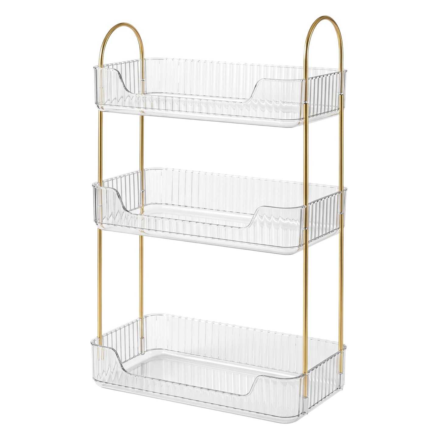 ilus Makeup Organiser 3-Tier Cosmetic Storage Modern Beauty Box Space Saving