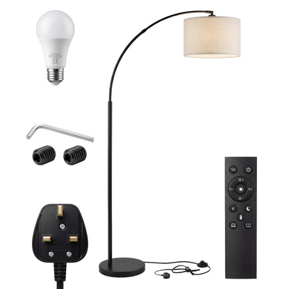 Emitto Standard Floor Lamp Dimmable Standing Lamp Smart Control Adjustable Timer