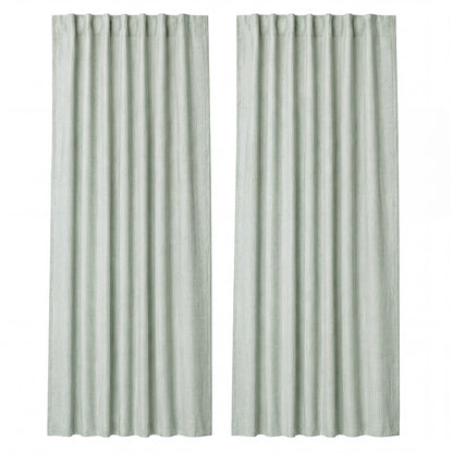 Marlow 100% Blackout Curtains Thermal Linen Look Ready Made Machine Washable
