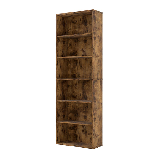 Levede 6 Tier Book Shelf Storage Shelves Bookcase Display Unit Organizer Cabinet