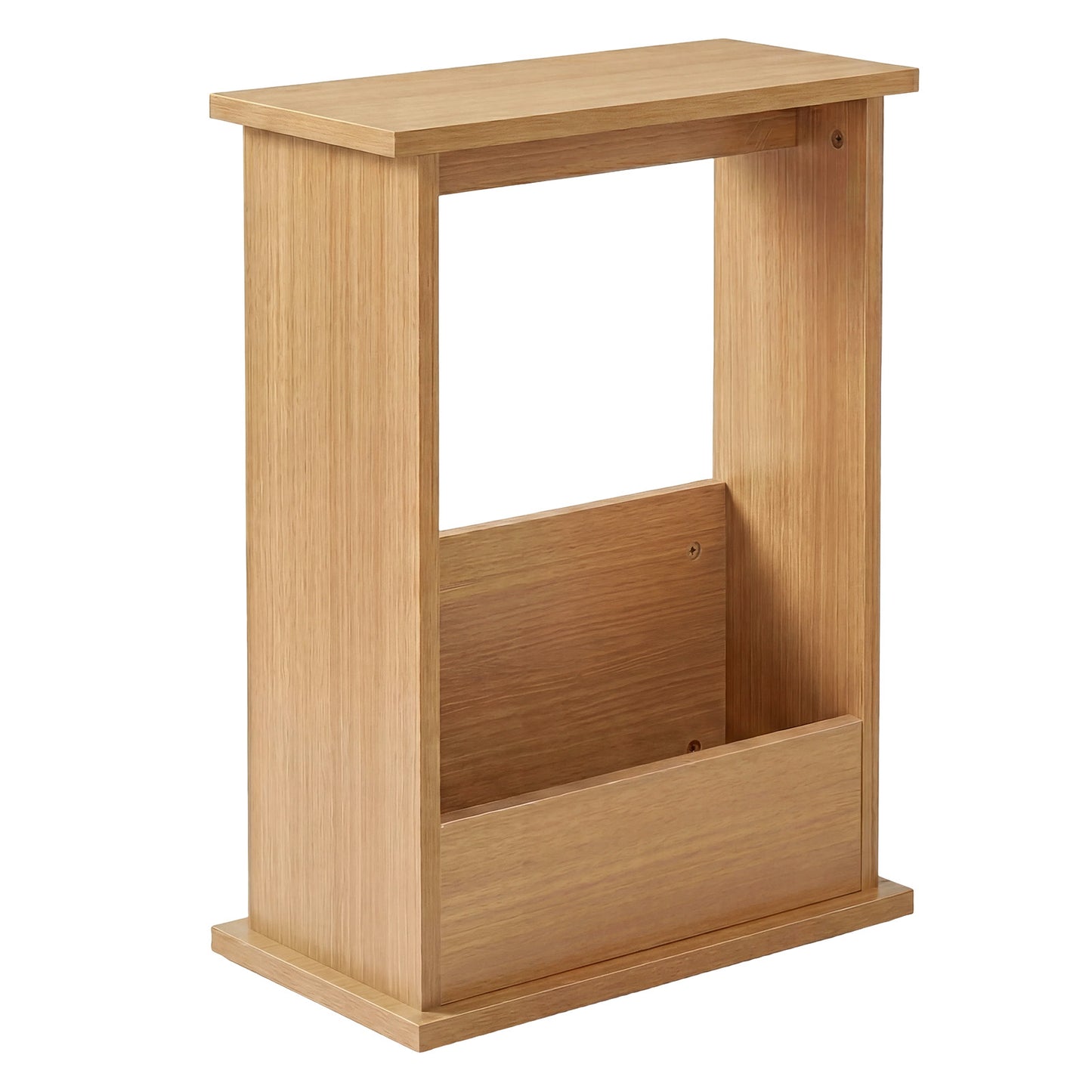 Levede Side Table Slim Storage Magazine Rack Sofa End Table Small Space Compact