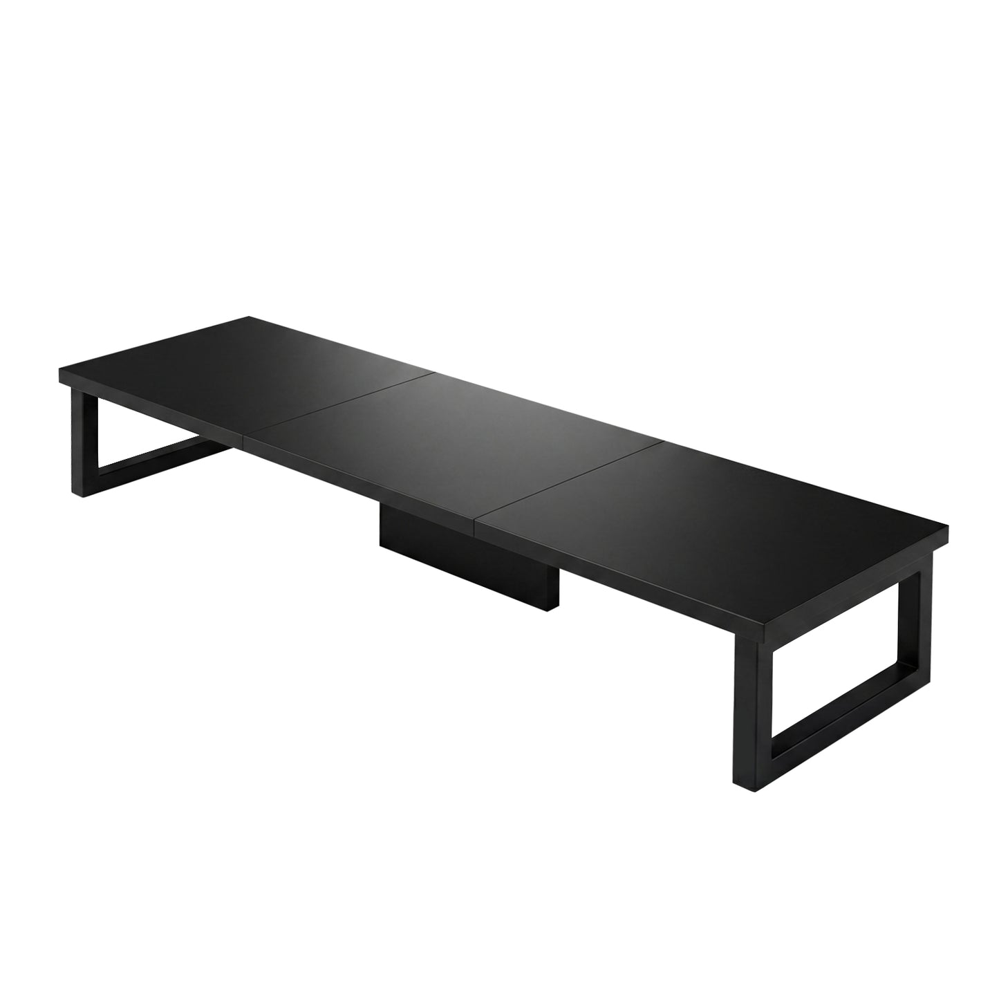 Levede Dual Screen Stand Riser Office Desktop Computer Monitor Shelf Holder 90cm