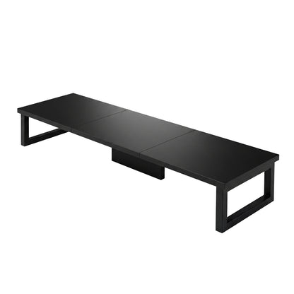 Levede Dual Screen Stand Riser Office Desktop Computer Monitor Shelf Holder 90cm