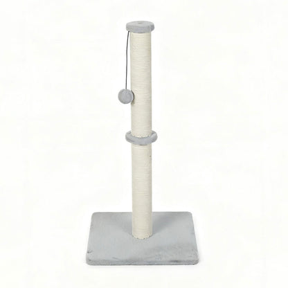 Skylos Tall Cat Scratching Post Natural Sisal Pole Heavey Duty Base with Ball