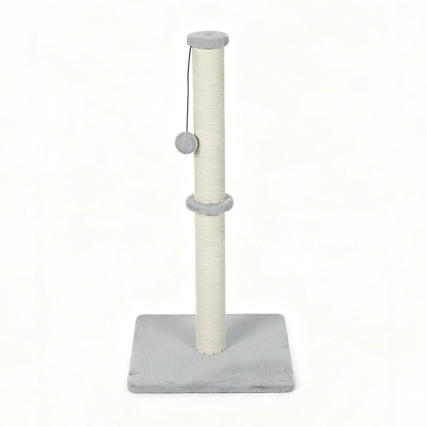 Skylos Tall Cat Scratching Post 75cm Sisal Pole Heavy Duty Base Scratcher Ball