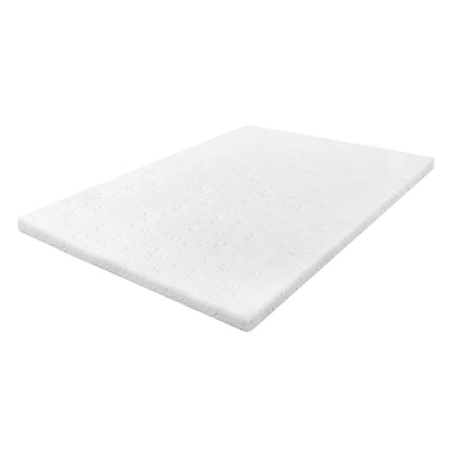 Lavio Mattress Topper Memory Foam Cooling Bamboo 2 Layer Single Double King 5cm