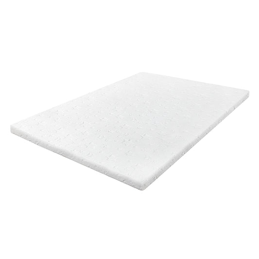Lavio Mattress Topper Memory Foam Cooling Bamboo 2 Layer Single Double King 5cm