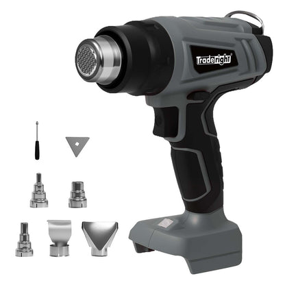 Traderight Hot Air Gun Cordless Electric Heat Gun with Nozzles DIY Craft Repair