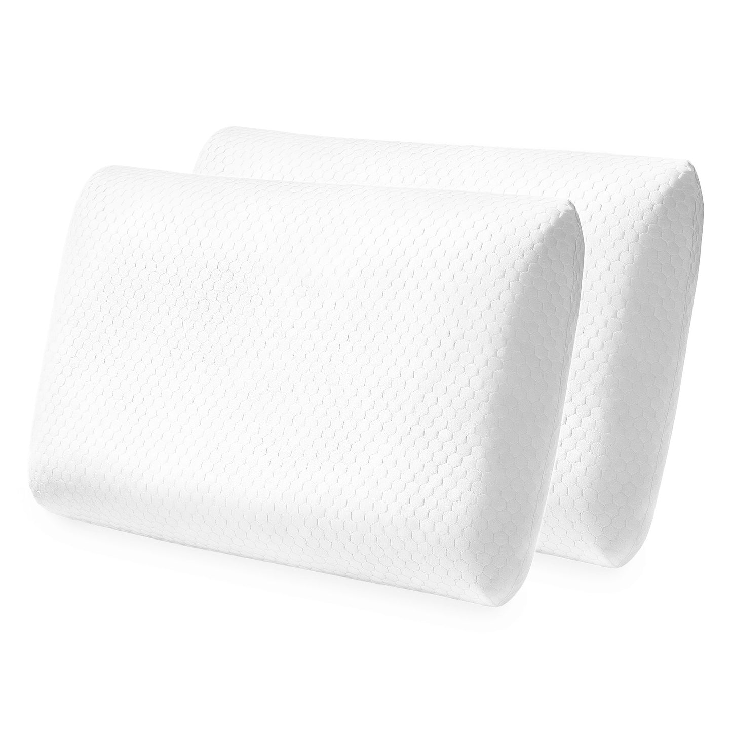 Lavio Pillows 2 Pack Cooling Gel Memory Foam Bounce Back for Neck Shoulder Back