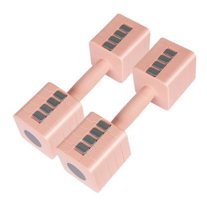 Centra Pair Adjustable Dumbbells Set 2.8KG-10KG Metal Weight Block Home Gym Pink