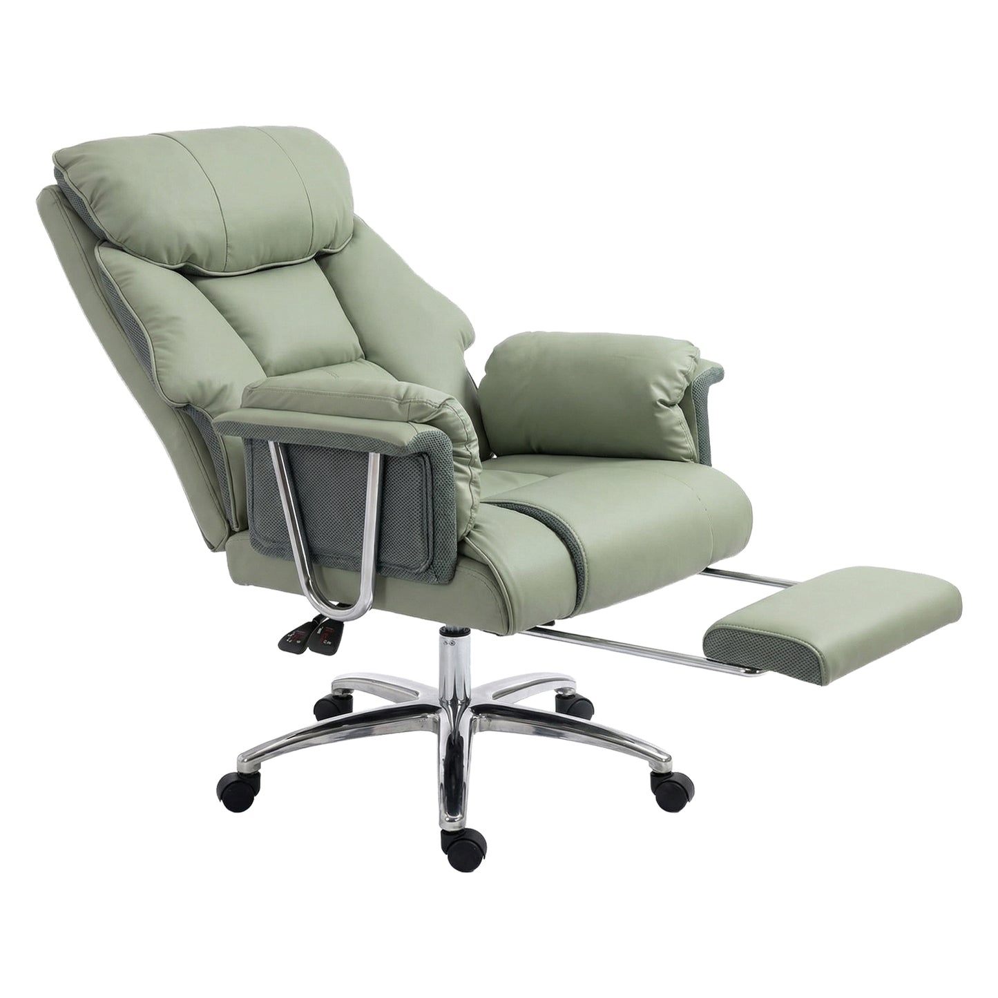 Heavy Duty Executive Office Chair Leather with Pocket Spring Seat No Sagging