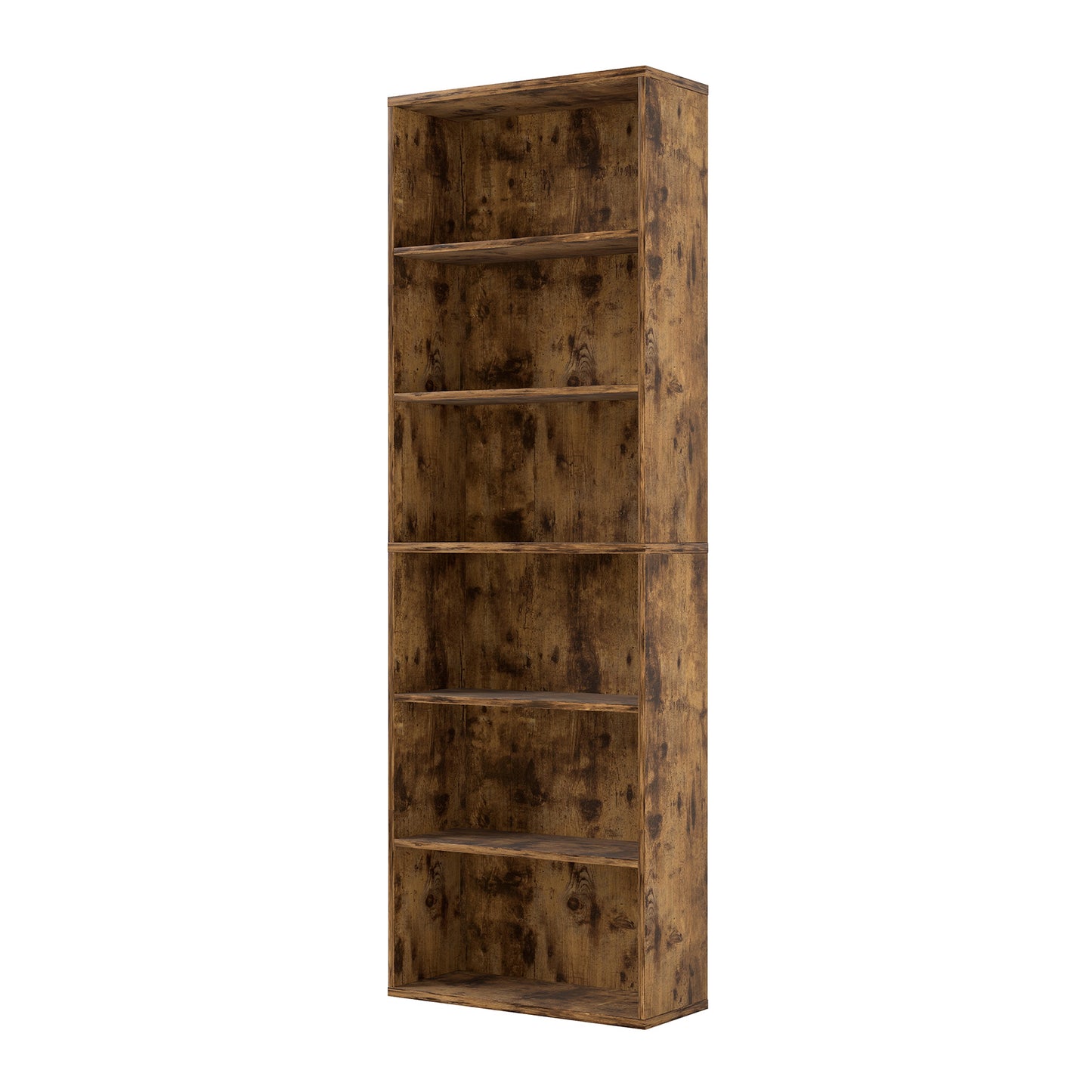 Levede 6 Tier Bookcase Shelving Storage Tall Adjustable Bookshelf Organizer Unit