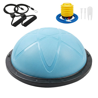 Centra Balance Trainer Ball with Resistance Bands Pump Anti Burst Fitness Home