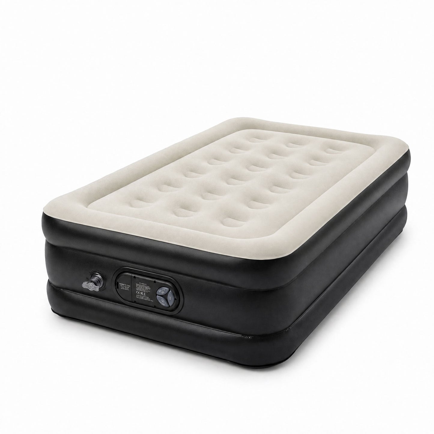 Lavio Air Mattress Built in Pump Single High Raised Inflatable Bed Waterproof