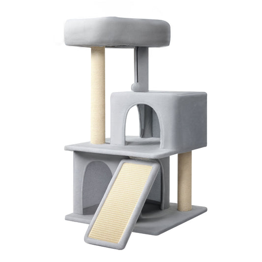 Skylos Cat Tree Tower Multi-Level Scratching Posts Condo House Cat Furniture