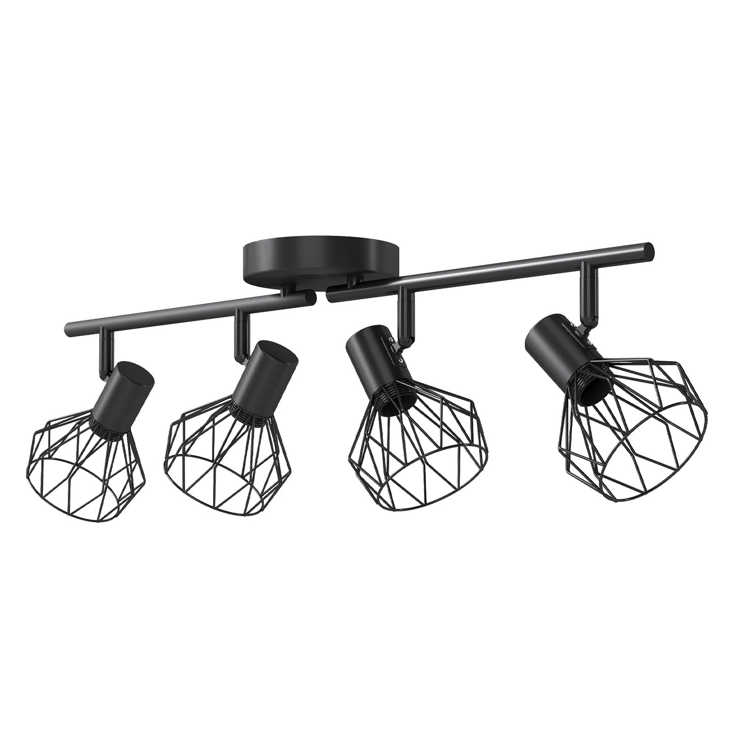 EMITTO 3-4 Way Ceiling Spotlight Adjustable Kitchen Bar Spot Light LED GU10 E14