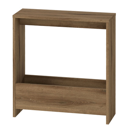 Levede Slim Side Table 2 Tier with Magazine Storage Narrow End Table 55x20x60cm