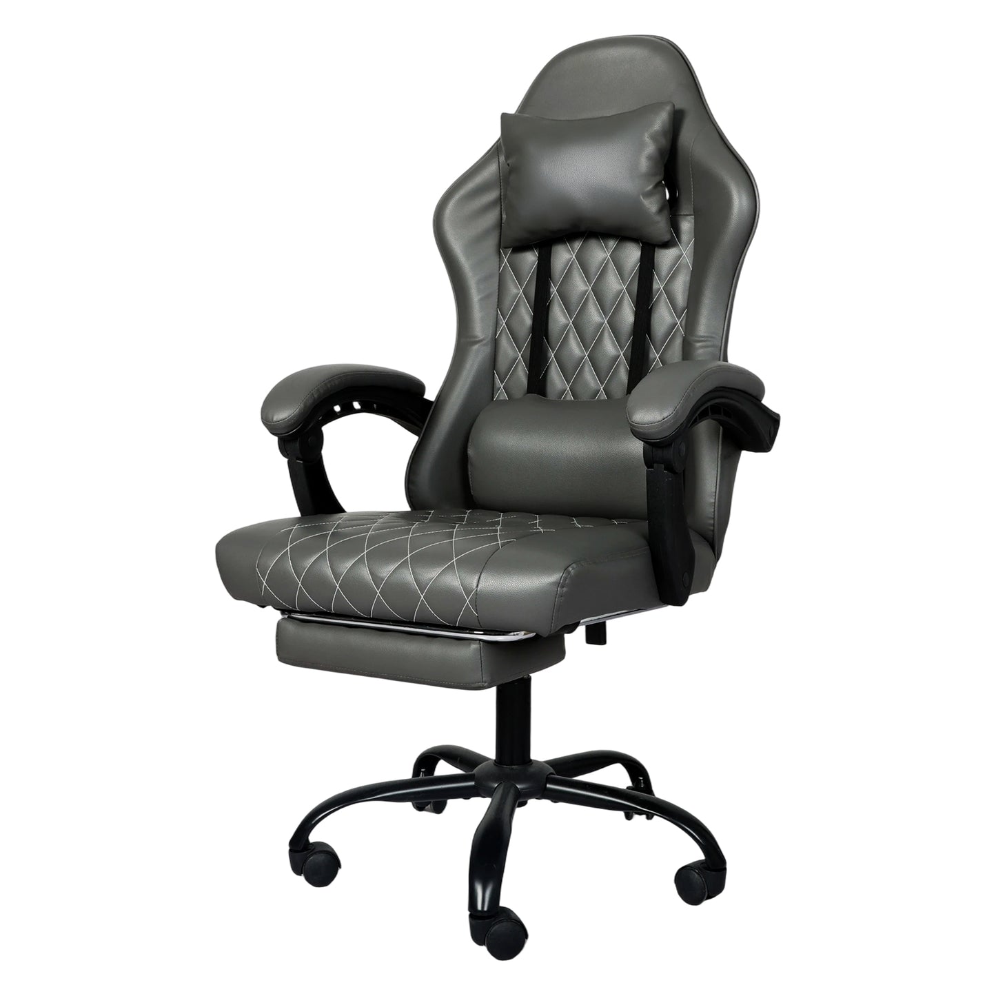 Levede Office Chair Gaming Racing Recliner Adjustable Spring Cushion Footrest