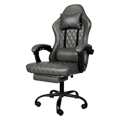 Levede Office Chair Gaming Racing Recliner Adjustable Spring Cushion Footrest