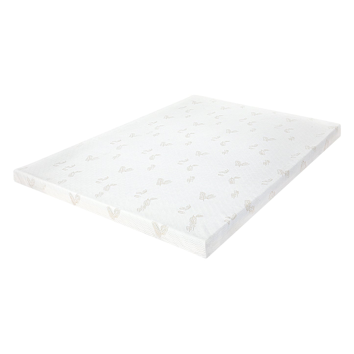 Lavio Memory Foam Mattress Topper 7cm Single Double Dual Layer Washable Non Slip
