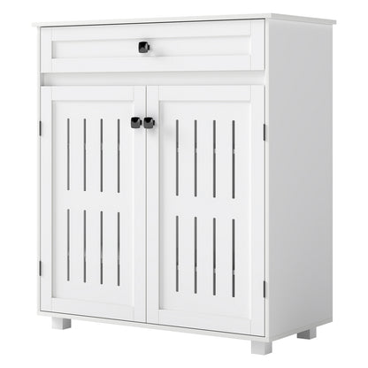 Levede Shoe Cabinet 4-Tier Door Entryway Storage Rack Organizer Cupboard White