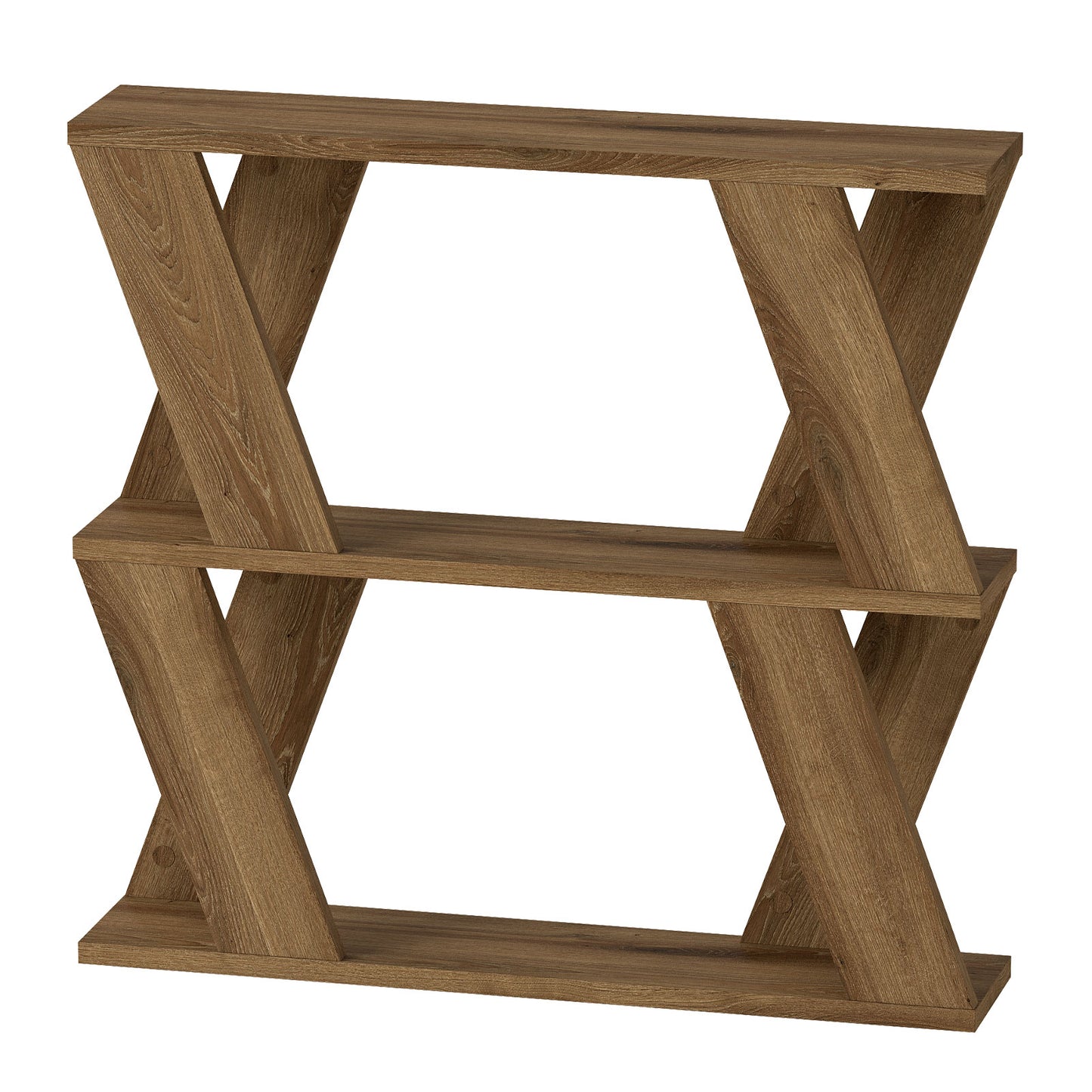 Levede Wood Side Table Narrow Sofa End Table for Living Room Storage Furniture