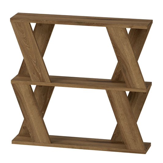 Levede Wood Side Table Narrow Sofa End Table for Living Room Storage Furniture