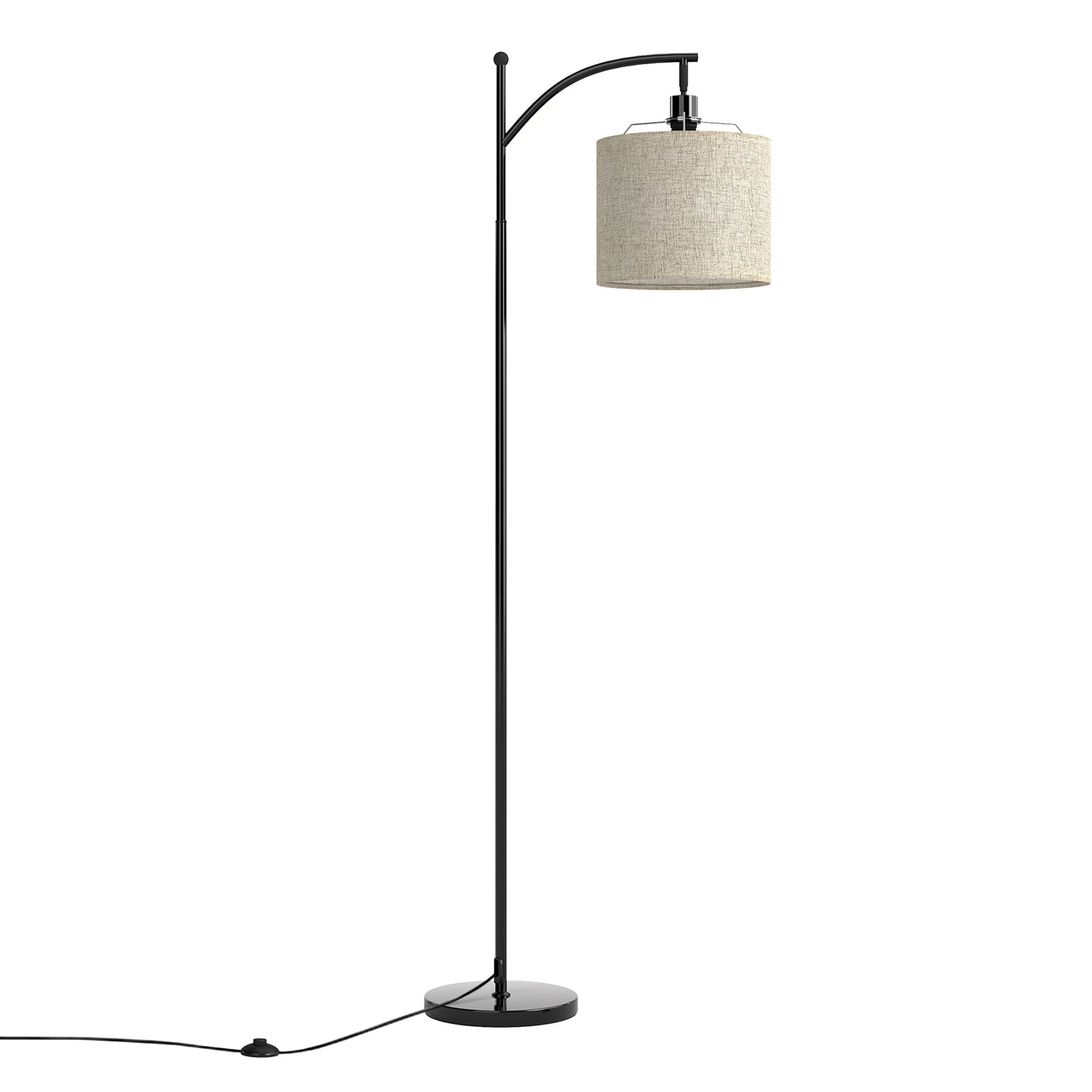 Emitto LED Floor Lamp Morden Dimmable Adjustable Reading Light Remote with Bulb