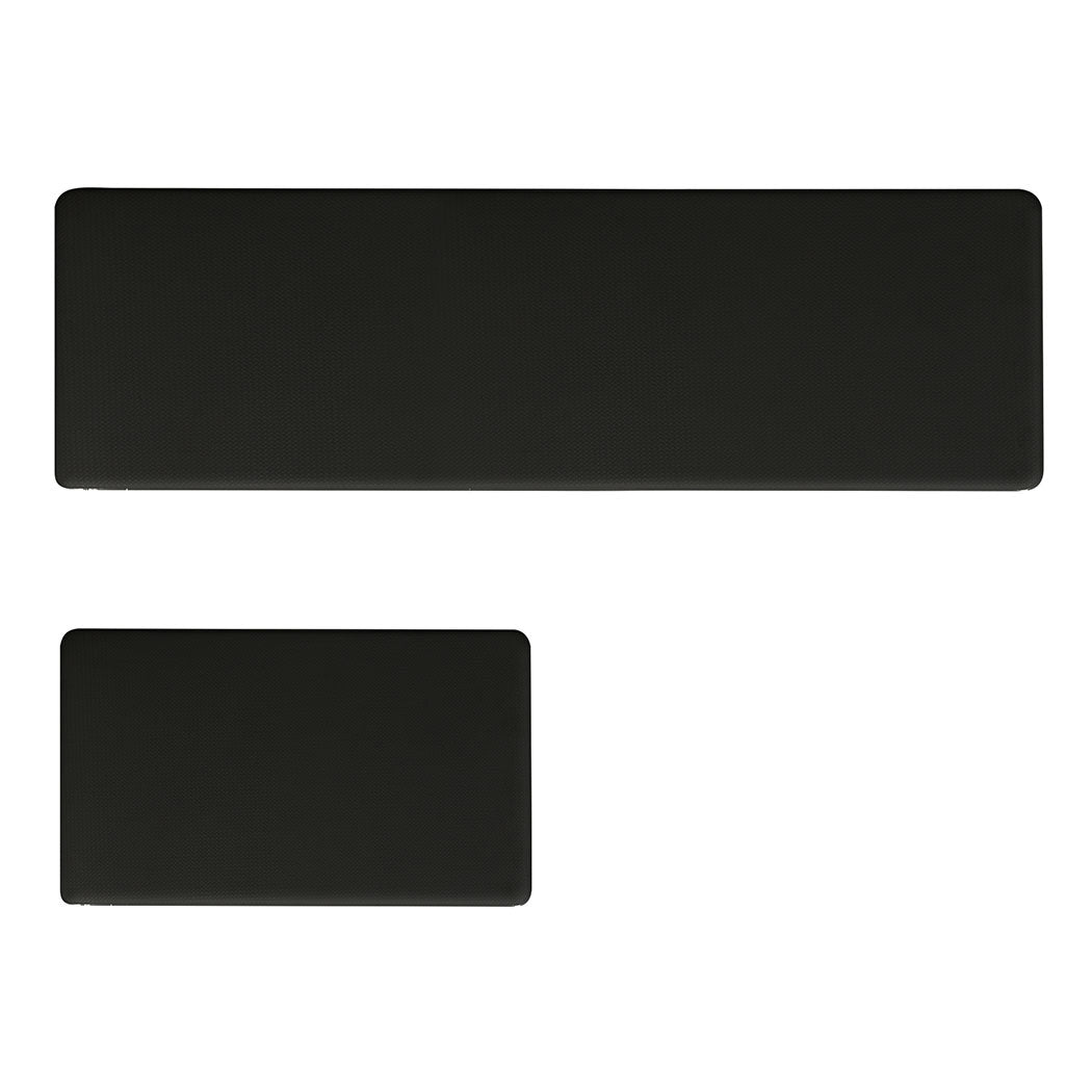 Marlow 2 Piece Kitchen Mat Runner Set Non-slip Washable Anti Fatigue Floor Mats
