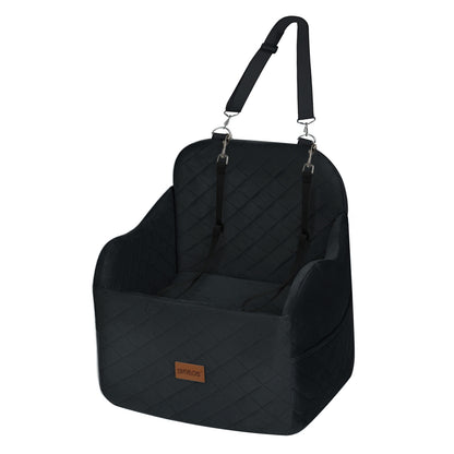 Skylos Dog Booster Car Seat for Small to Medium Pets up to 35 lbs Portable Black