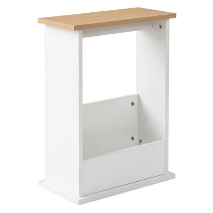 Levede Side Table Slim Storage Magazine Rack Sofa End Table Small Space Compact