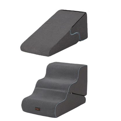Skylos Dog Ramp Anti-Slip Washable Cover Pet Stairs Ladder Foam for Sofa Bed