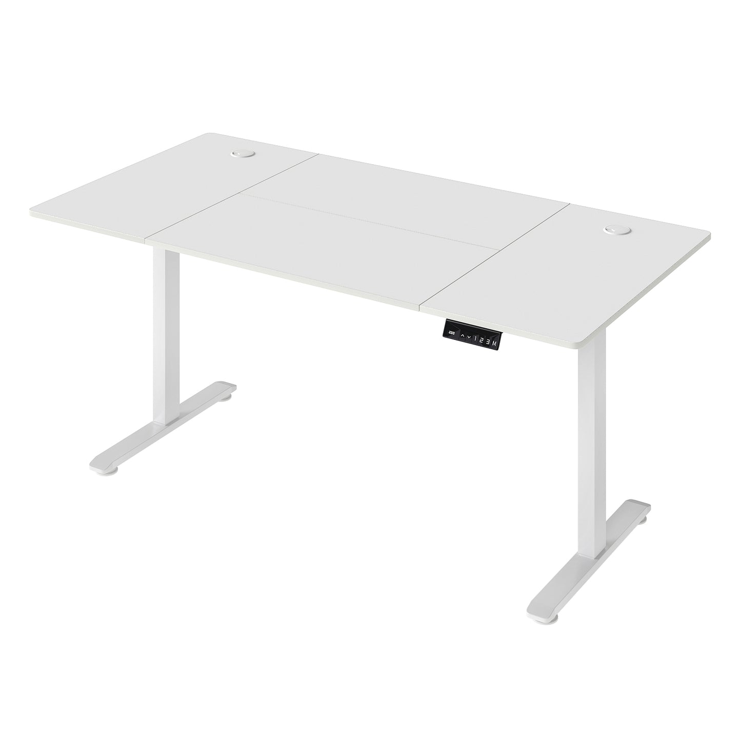 Levede Electric Standing Desk  Adjustable Height Workstation Metal Frame White