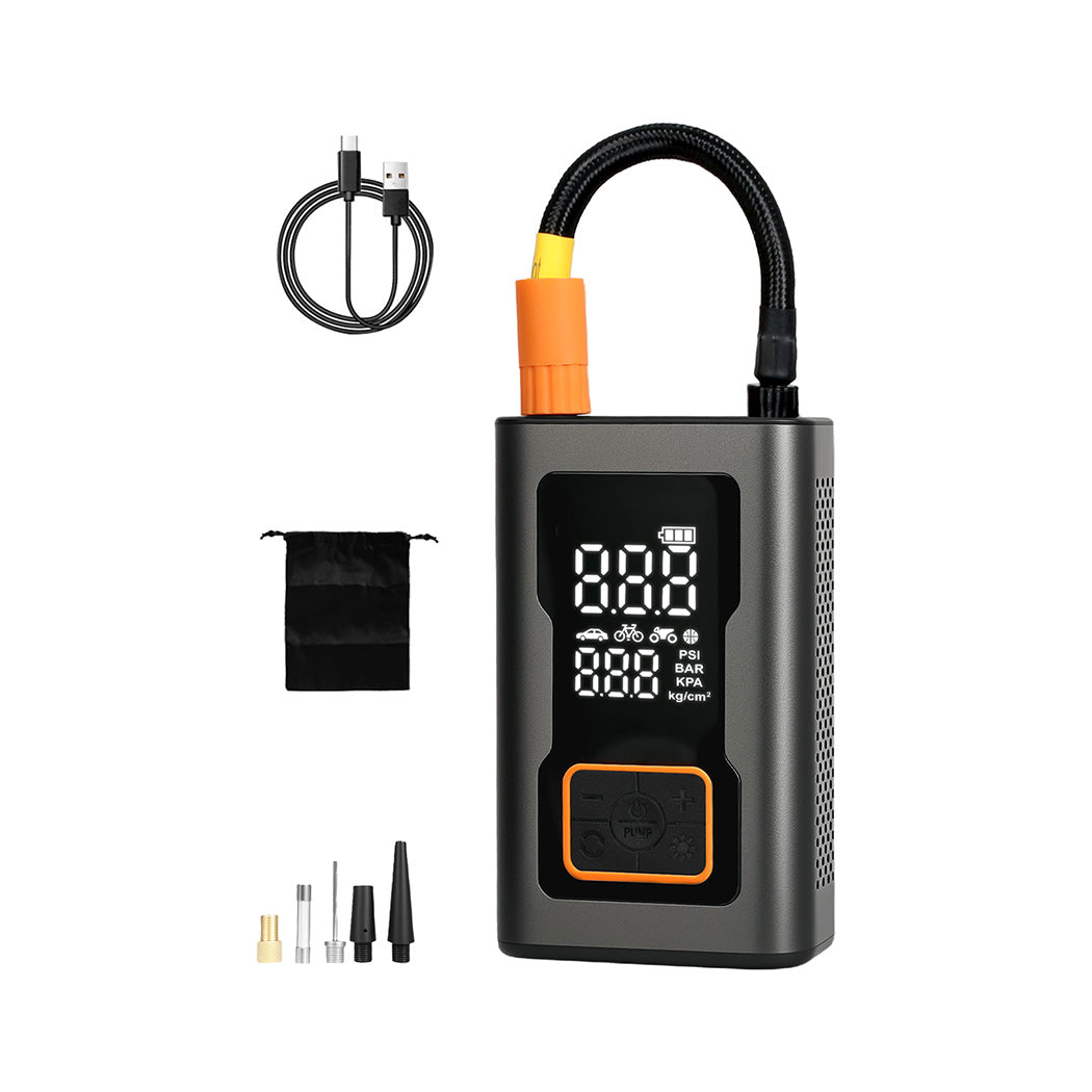 Manan Car Tyre Inflator 150PSI 12V Digital Air Compressor Pump Portable LED