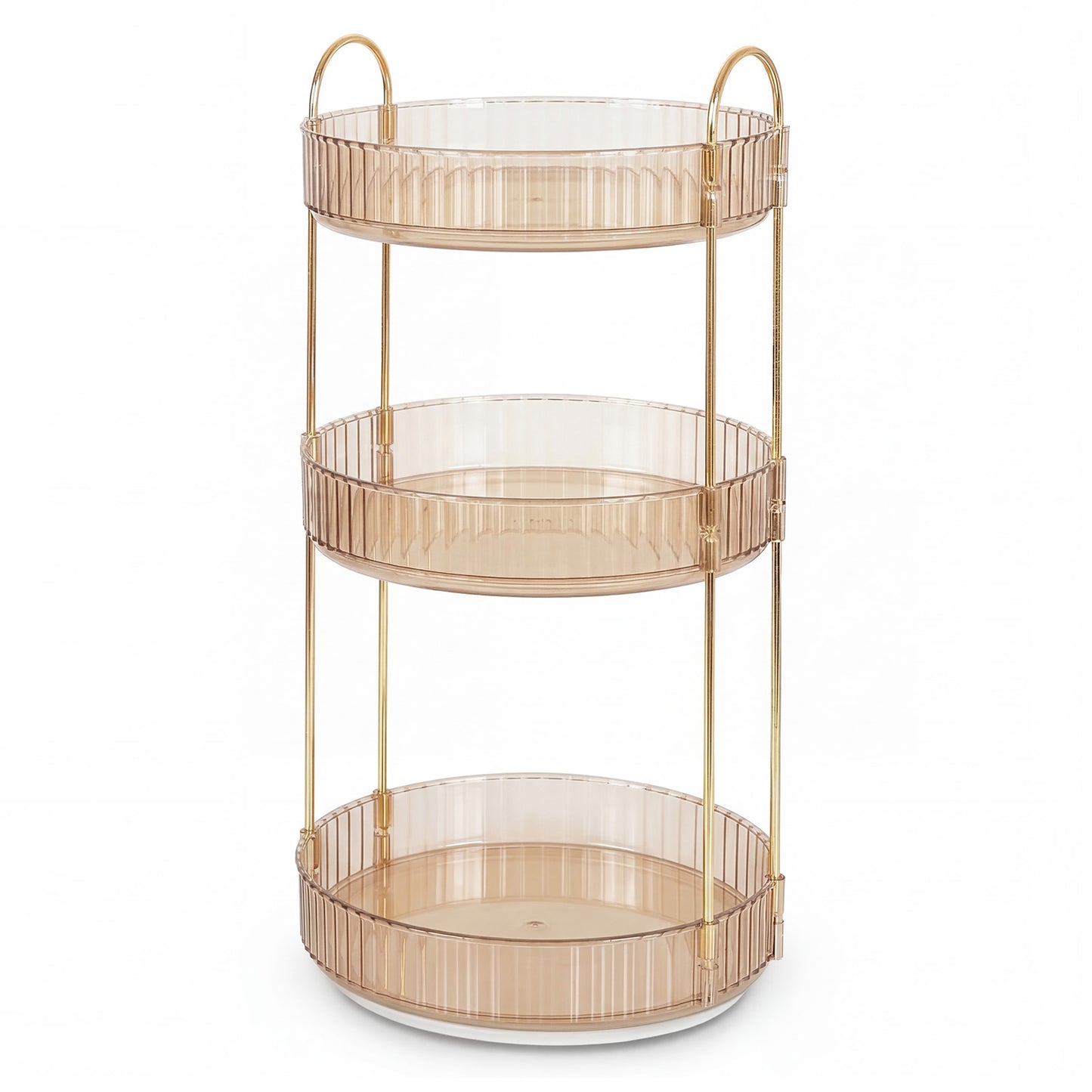 ilus Makeup Organiser 3-Tier Cosmetic Storage Modern Beauty Box Space Saving