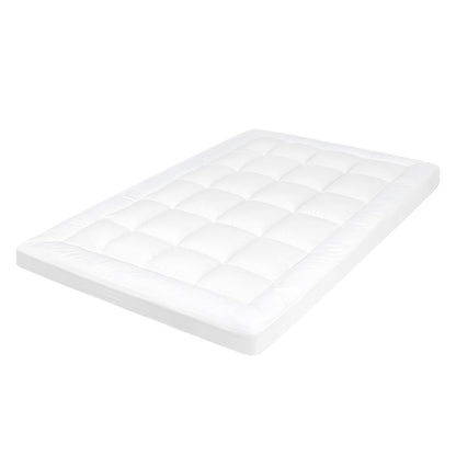 Lavio Thick Mattress Topper Single Double King 10cm Deep Microfibre Washable