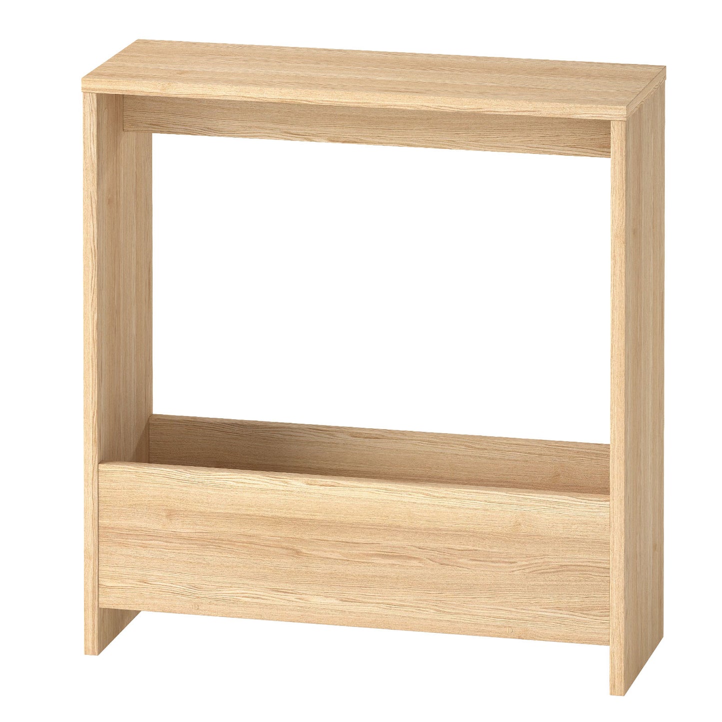 Levede Wood Side Table Narrow Sofa End Table for Living Room Storage Furniture