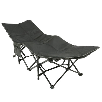 Levede Camping Cot Heavy Duty Travel Folding Camping Bed with Mattress Portable
