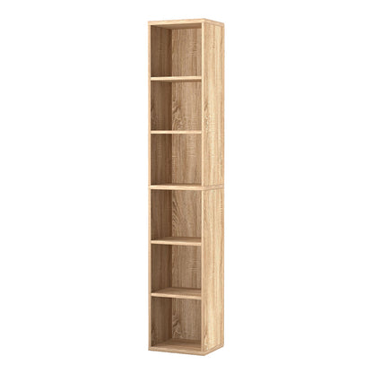 Levede Bookcases Book Shelf Shelving Storage Unit Slim Wood Office Home Wood