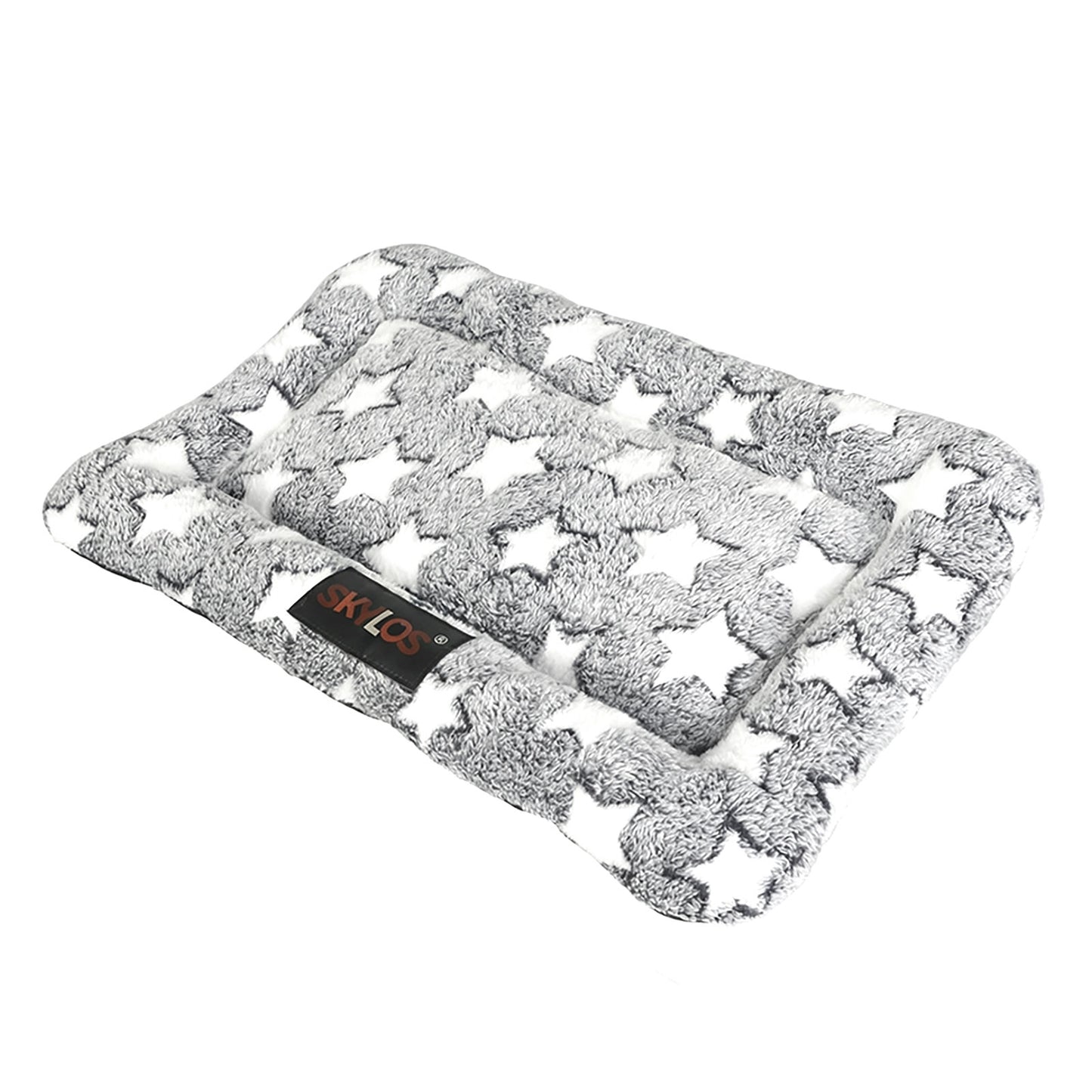 Skylos Dog Bed Arctic Fleece Soft Pet Mattress Puppy Crate Cushion Cat Mat Pad