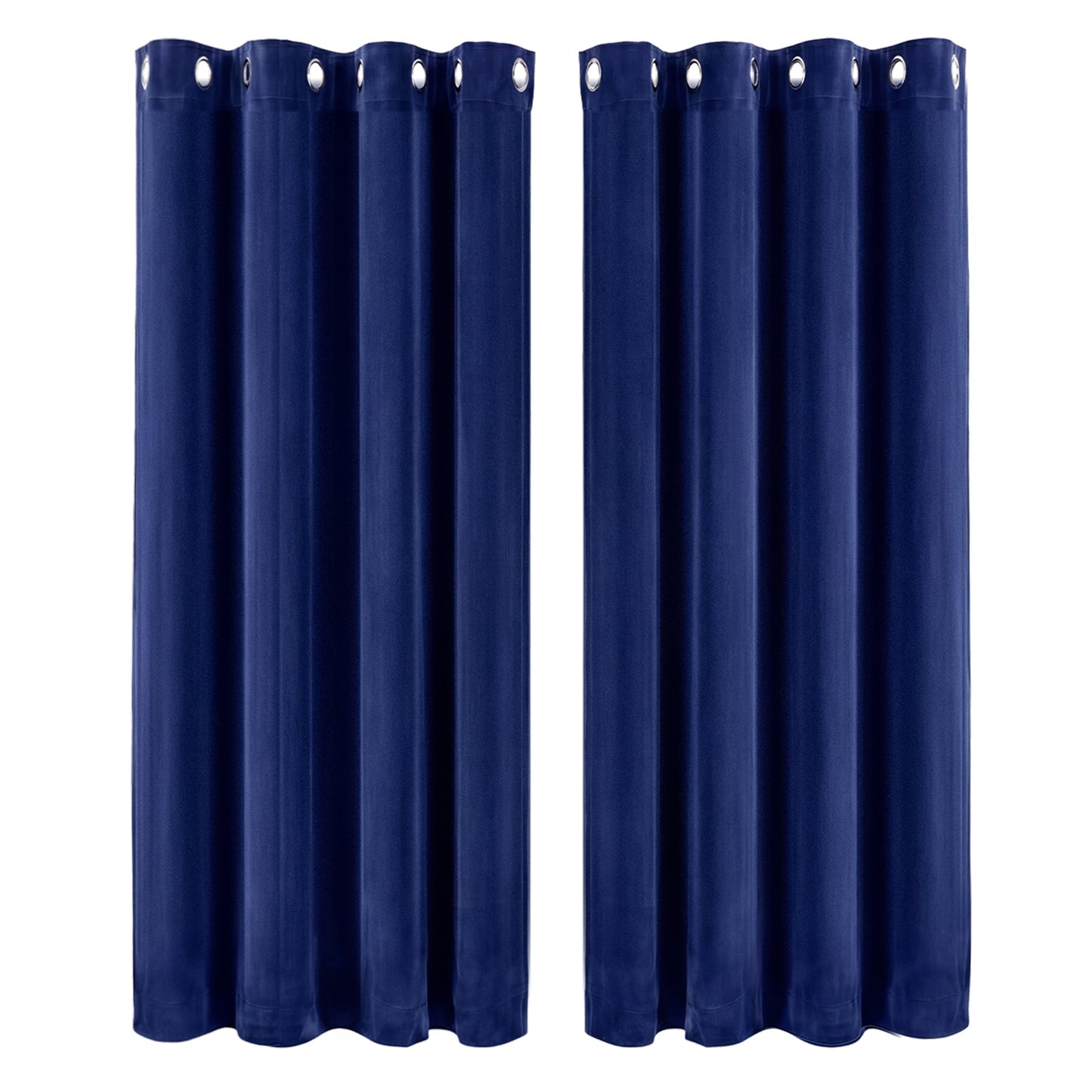 Marlow Thick Thermal Blackout Curtains Velvet Eyelet Ring Top Ready Made